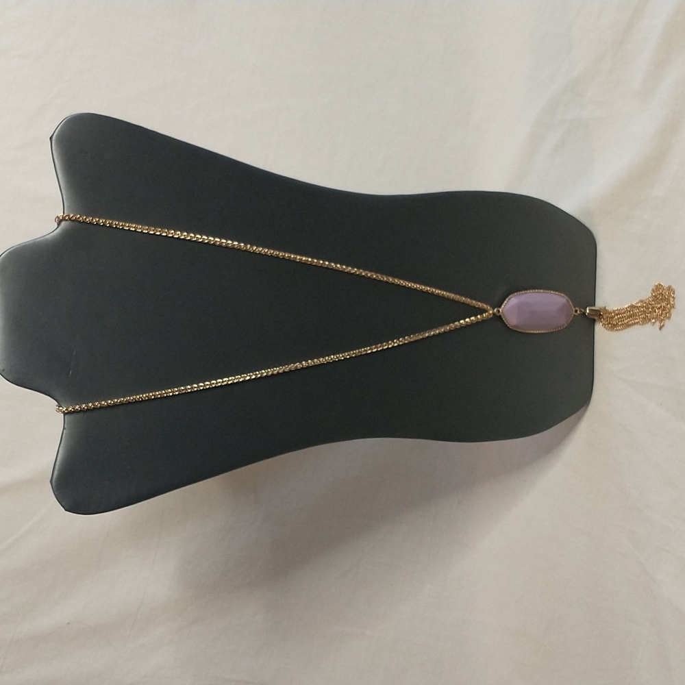 💍 No. 3 Lilac Opal Long Necklace